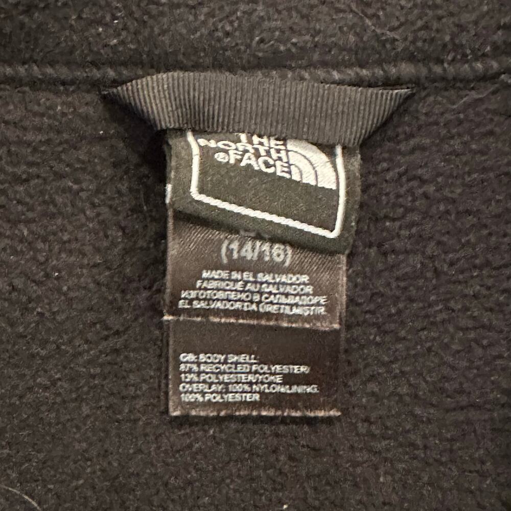 The North Face Black Denali Jacket sz L Black Fleece Jacket North Face Denali - Picture 6 of 7